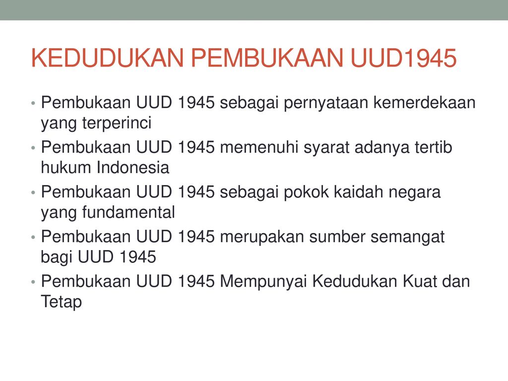 Detail Gambar Kedudukan Pembukaan Uud 1945 Nomer 9