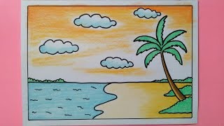 Detail Gambar Kegiatan Di Pantai Sketsa Nomer 49