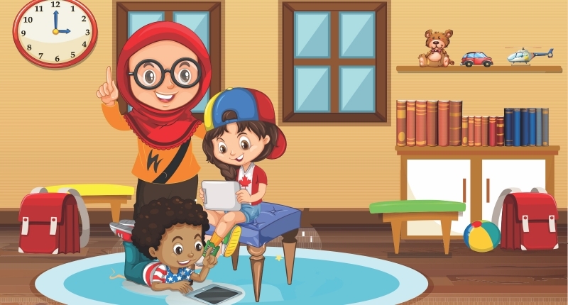 Detail Gambar Kegiatan Positif Remaja Kartun Nomer 12