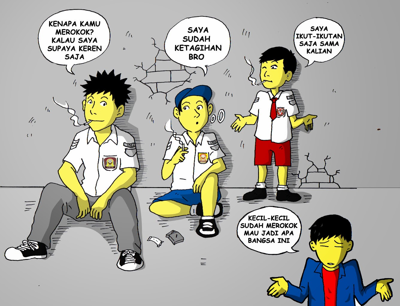 Detail Gambar Kegiatan Positif Remaja Kartun Nomer 43