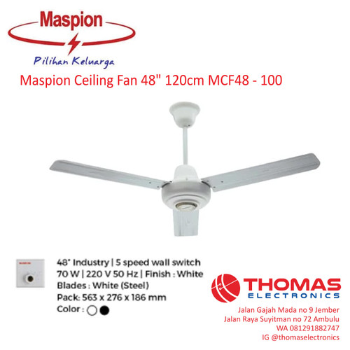 Detail Gambar Kelistrikan Ceiling Fan Kipas Angin Maspion Nomer 16