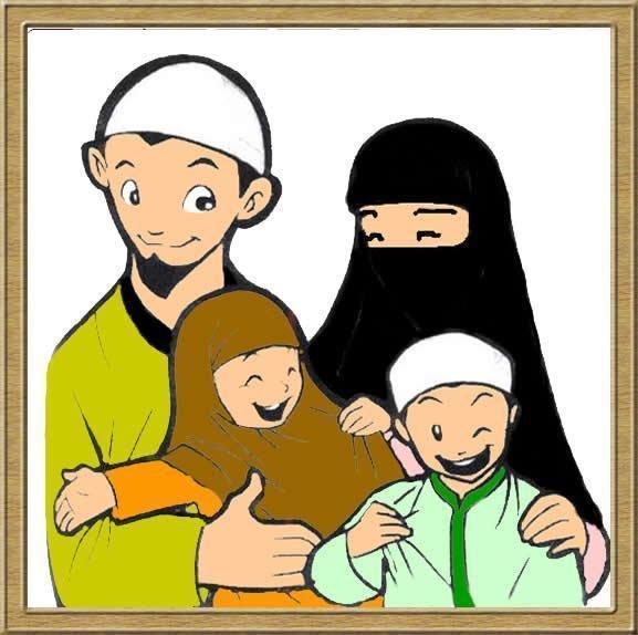 Detail Gambar Keluarga Kartun Muslim Nomer 19