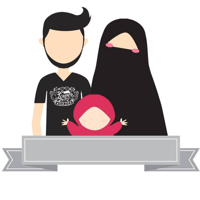 Detail Gambar Keluarga Kartun Muslim Nomer 4