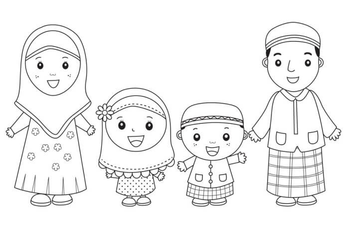 Detail Gambar Keluarga Kartun Muslim Nomer 36