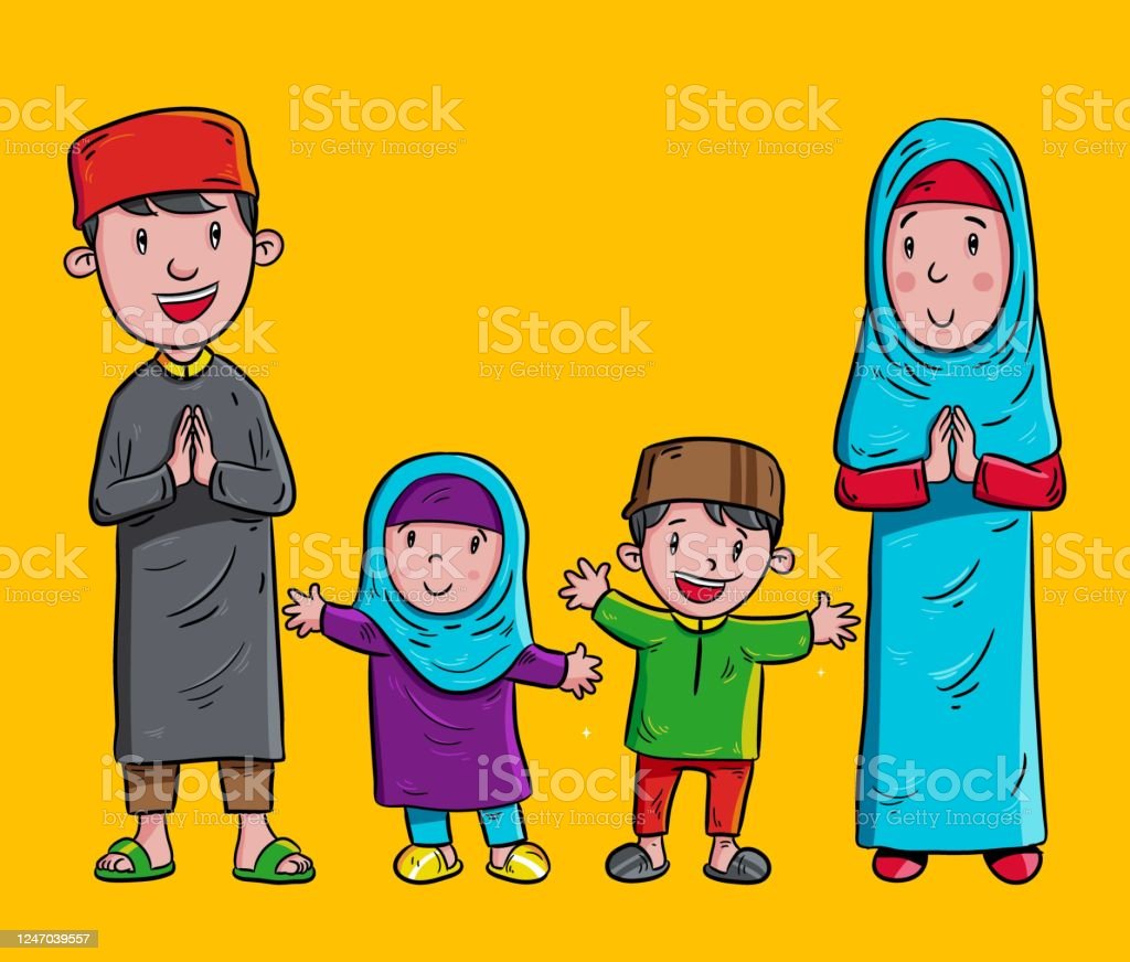 Detail Gambar Keluarga Kartun Muslim Nomer 45