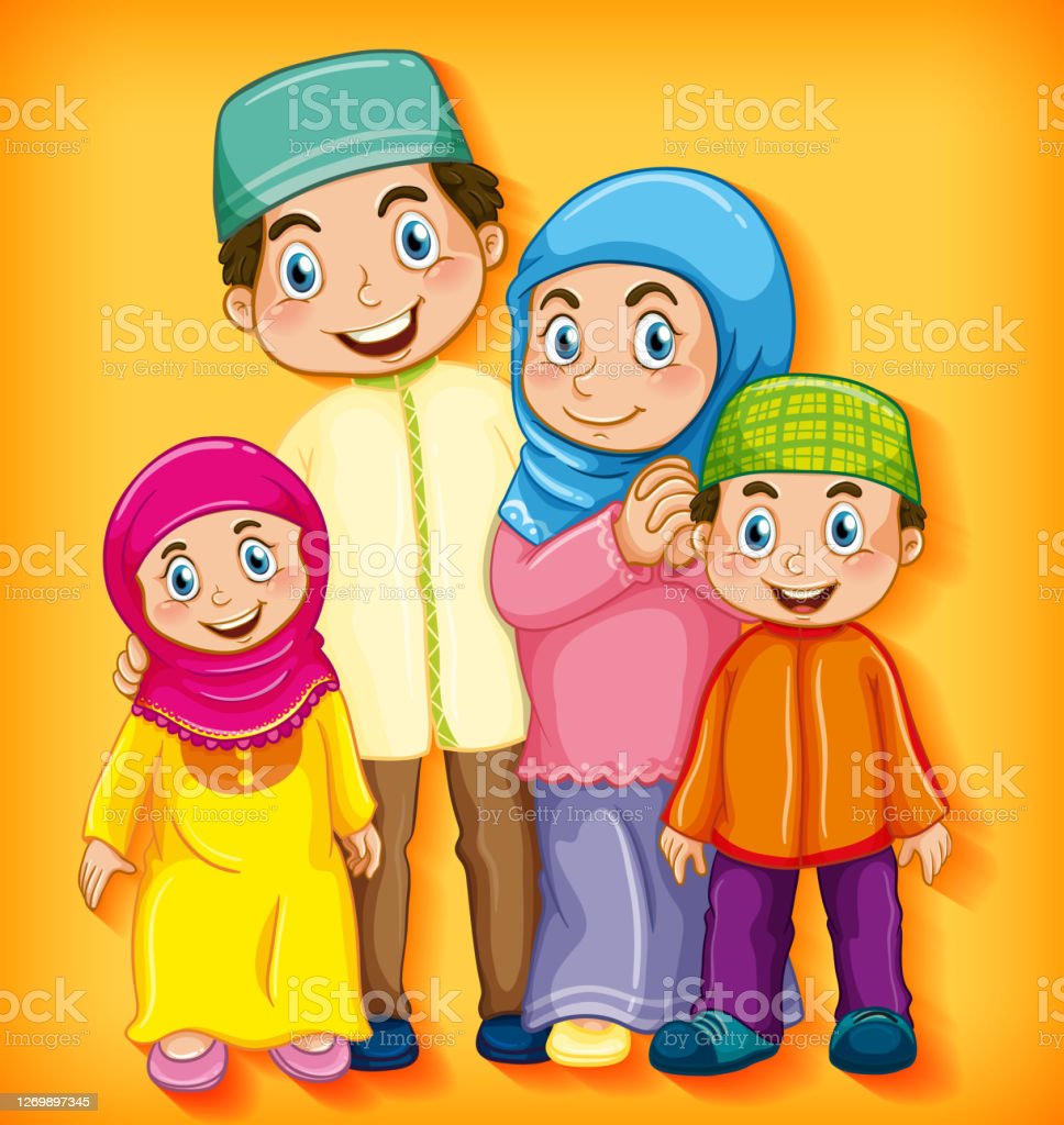 Detail Gambar Keluarga Kartun Muslim Nomer 50