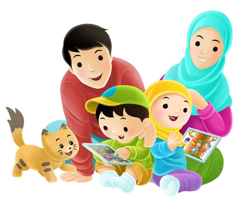 Detail Gambar Keluarga Kartun Muslim Nomer 54