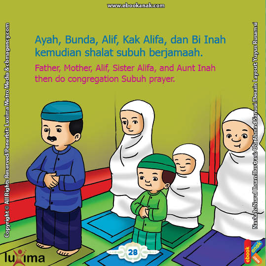 Detail Gambar Keluarga Sholat Berjamaah Nomer 17