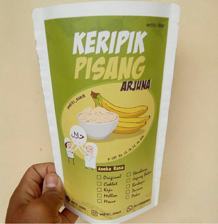 Gambar Kemasan Keripik Pisang - KibrisPDR