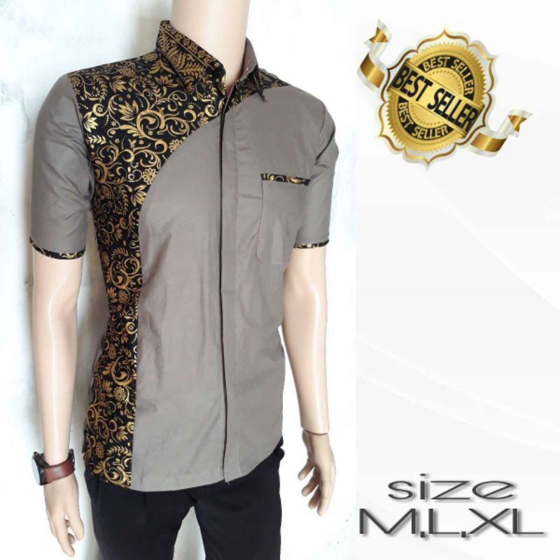 Detail Gambar Kemeja Batik Pria Nomer 39