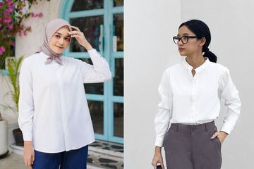 Detail Gambar Kemeja Putih Wanita Nomer 4