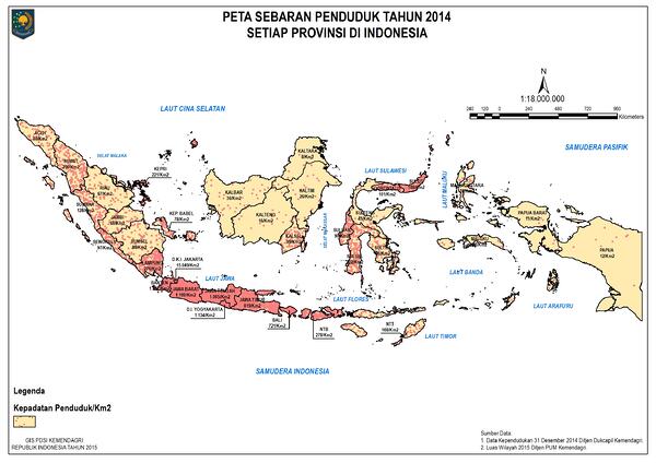 Detail Gambar Kepadatan Penduduk Di Indonesia Nomer 28