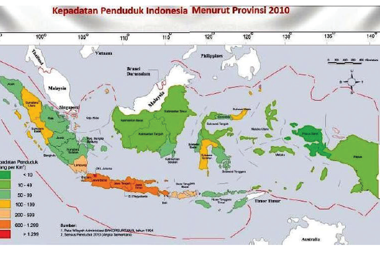 Detail Gambar Kepadatan Penduduk Di Indonesia Nomer 10