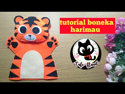 Gambar Kepala Boneka Harimau Dari Kain Flanel - KibrisPDR