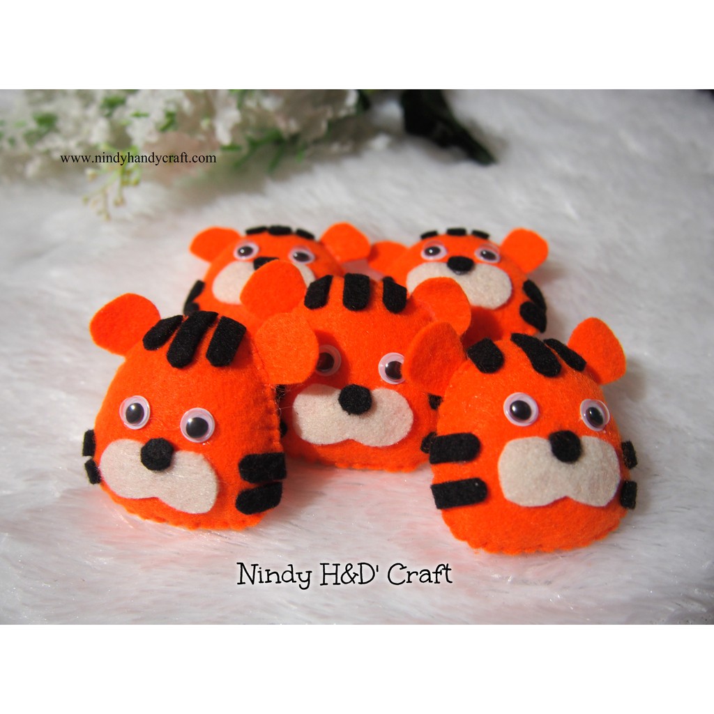 Detail Gambar Kepala Boneka Harimau Dari Kain Flanel Nomer 32