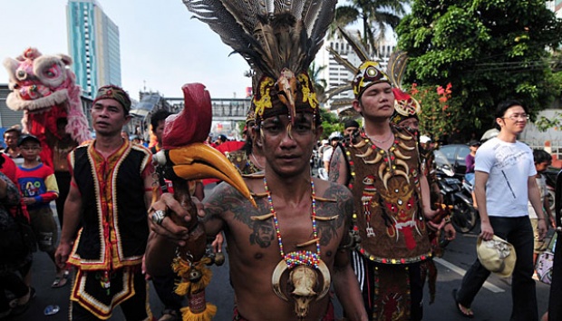 Detail Gambar Kepala Dayak Nomer 23