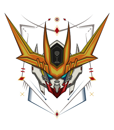 Detail Gambar Kepala Gundam Nomer 33