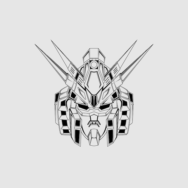 Detail Gambar Kepala Gundam Nomer 55