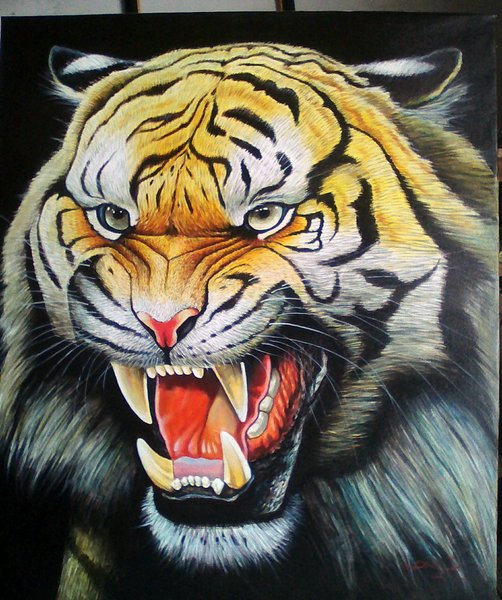 Detail Gambar Kepala Harimau Nomer 3