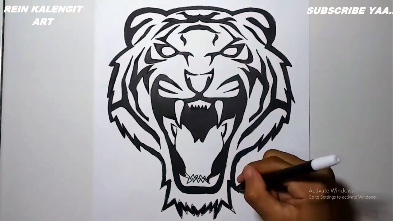 Detail Gambar Kepala Harimau Keren Nomer 22