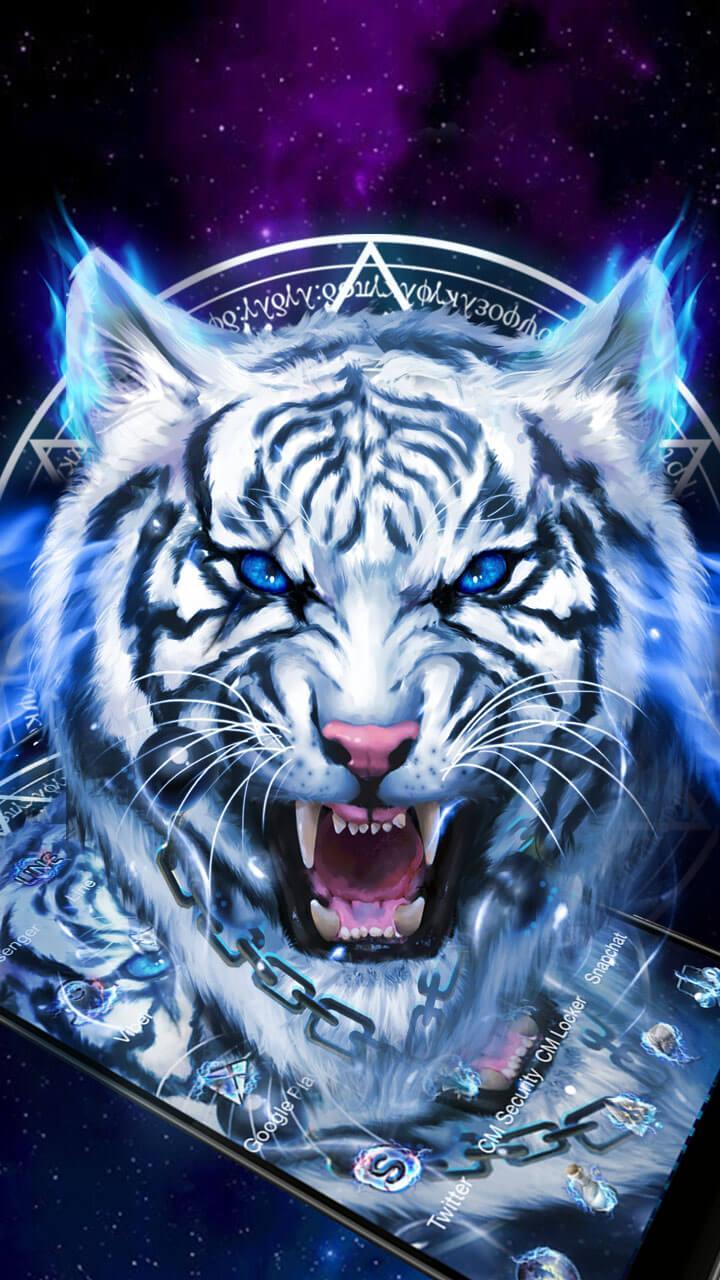 Detail Gambar Kepala Harimau Putih Nomer 12