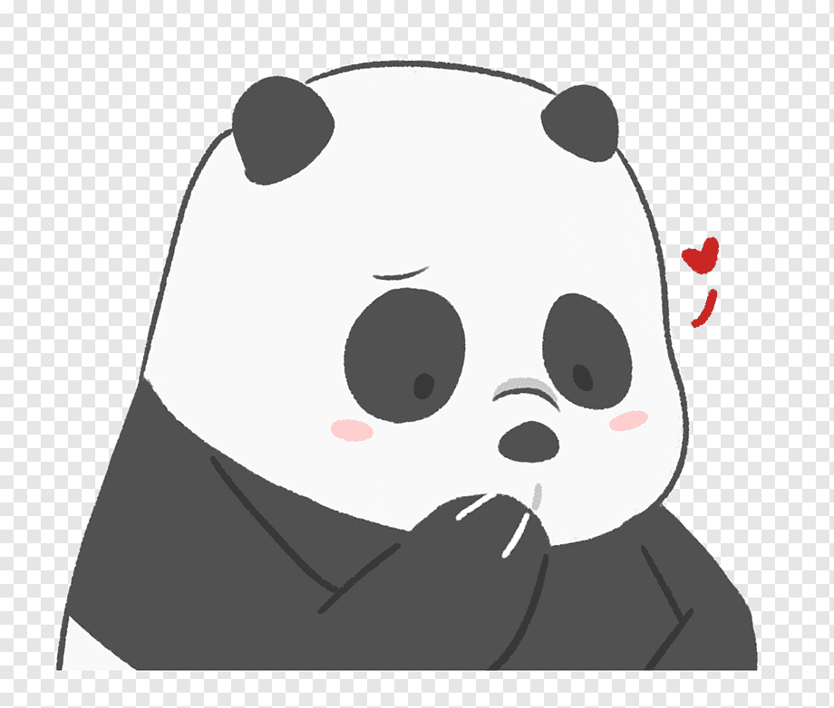 Detail Gambar Kepala Panda Animasi Hitam Putih Koleksi Nomer 22