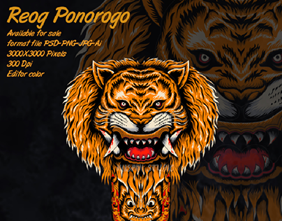 Detail Gambar Kepala Reog Png Nomer 8