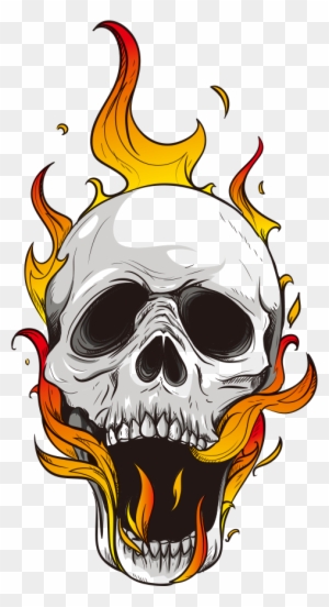 Detail Gambar Kepala Tengkorak Gambar Skull Fire Nomer 20