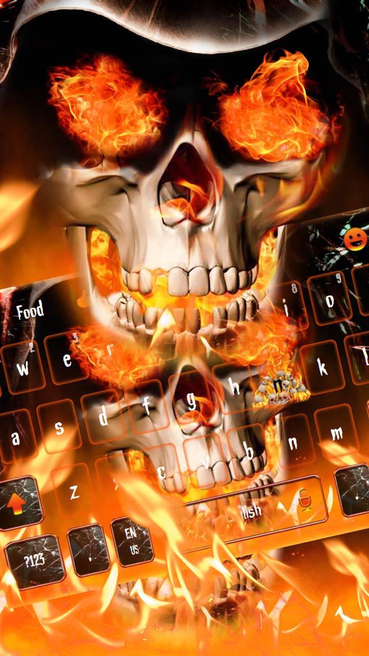 Detail Gambar Kepala Tengkorak Gambar Skull Fire Nomer 25