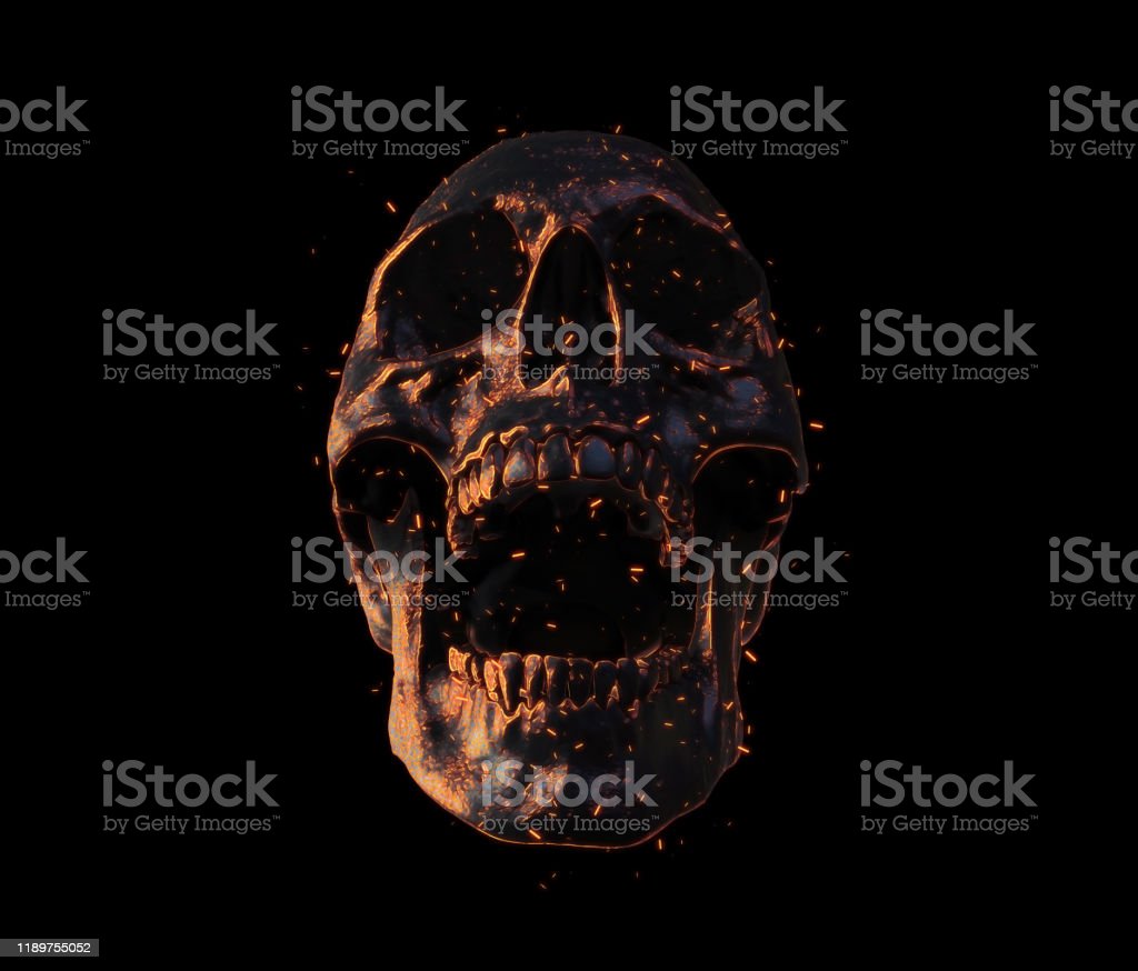 Detail Gambar Kepala Tengkorak Gambar Skull Fire Nomer 55