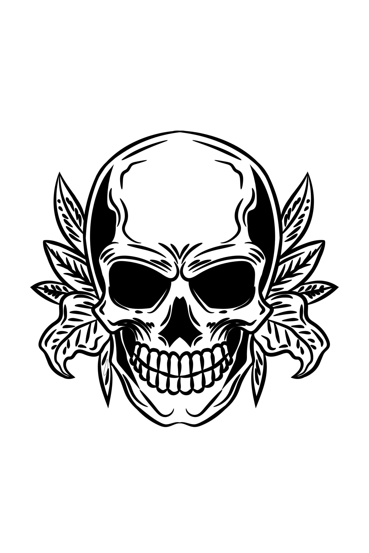 Detail Gambar Kepala Tengkorak Gambar Skull Keren Nomer 11