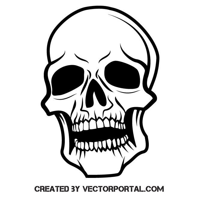 Detail Gambar Kepala Tengkorak Gambar Skull Vector Nomer 25