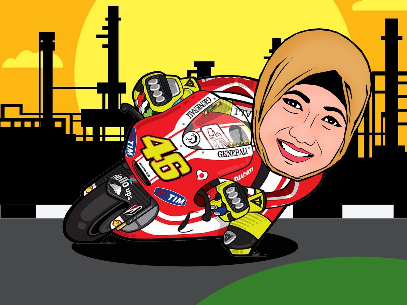 Detail Gambar Kepala Tengkorak Karikatur Naik Motor Gede Nomer 6