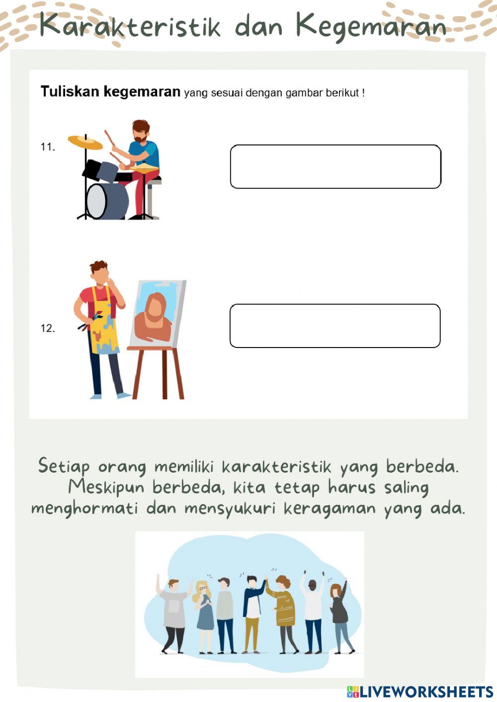 Detail Gambar Keragaman Kegemaran Nomer 47