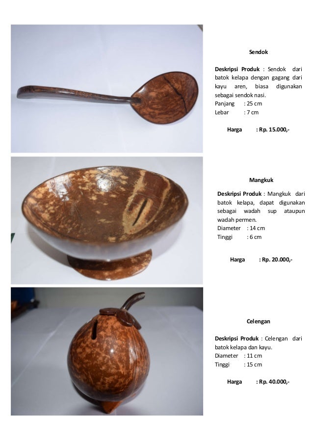 Detail Gambar Kerajinan Batok Kelapa Nomer 17