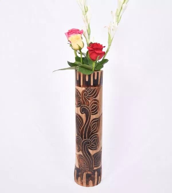 Detail Gambar Kerajinan Vas Bunga Dari Bambu Nomer 11