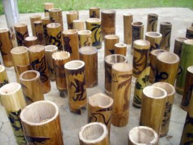 Detail Gambar Kerajinan Vas Bunga Dari Bambu Nomer 26