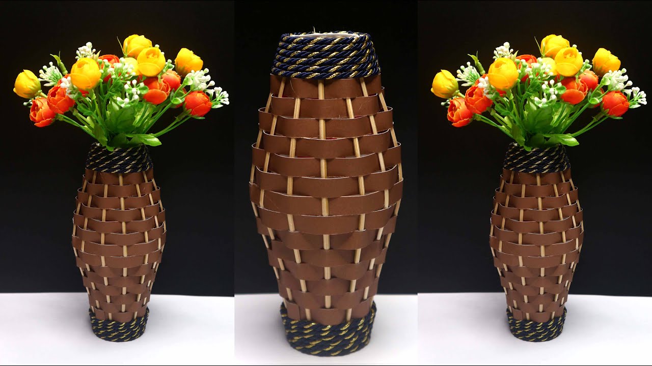 Detail Gambar Kerajinan Vas Bunga Dari Bambu Nomer 38