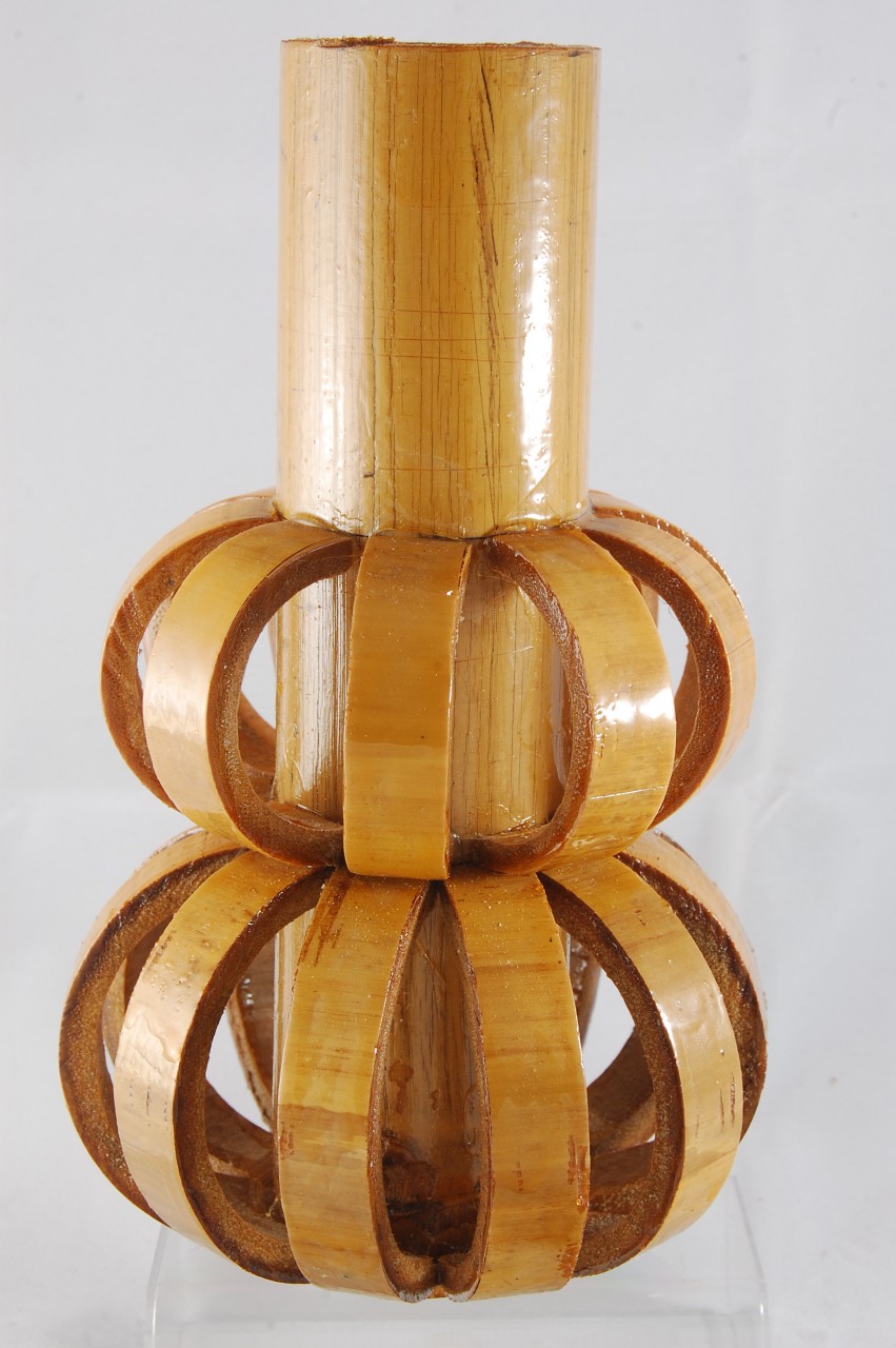Detail Gambar Kerajinan Vas Bunga Dari Bambu Nomer 9