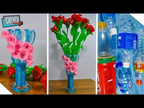 Detail Gambar Kerajinan Vas Bunga Dari Botol Bekas Nomer 22