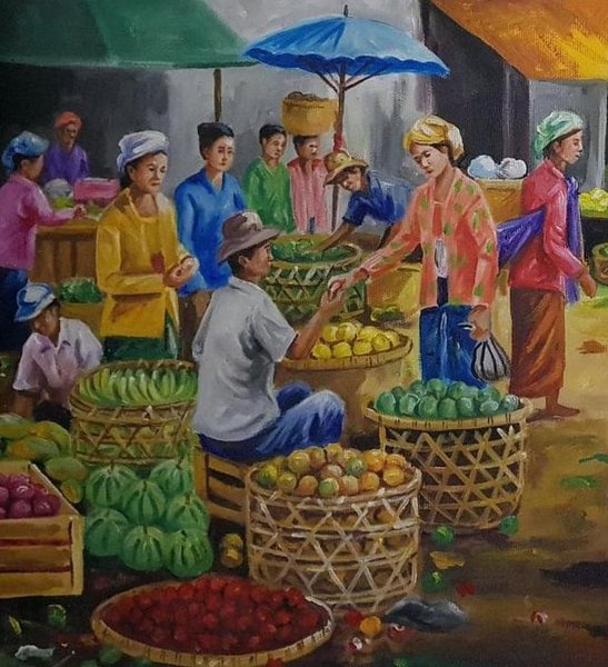Download Gambar Keramaian Pasar Nomer 16