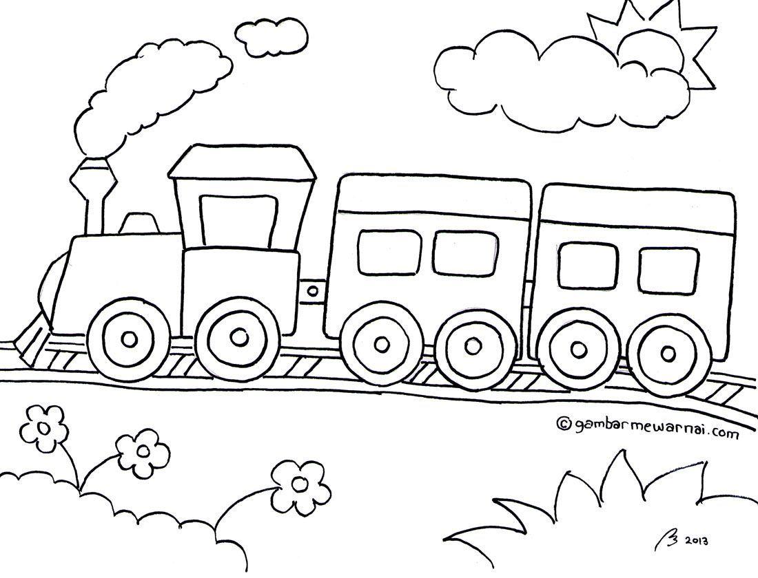 Detail Gambar Kereta Api Kartun Gambar Rumput Animasi Nomer 7