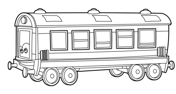 Detail Gambar Kereta Api Kartun Hitam Putih Nomer 24