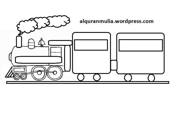 Detail Gambar Kereta Api Kartun Hitam Putih Nomer 42