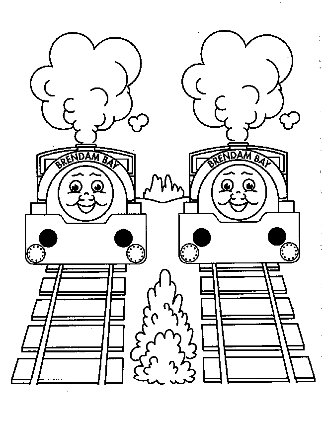 Detail Gambar Kereta Api Kartun Hitam Putih Nomer 51