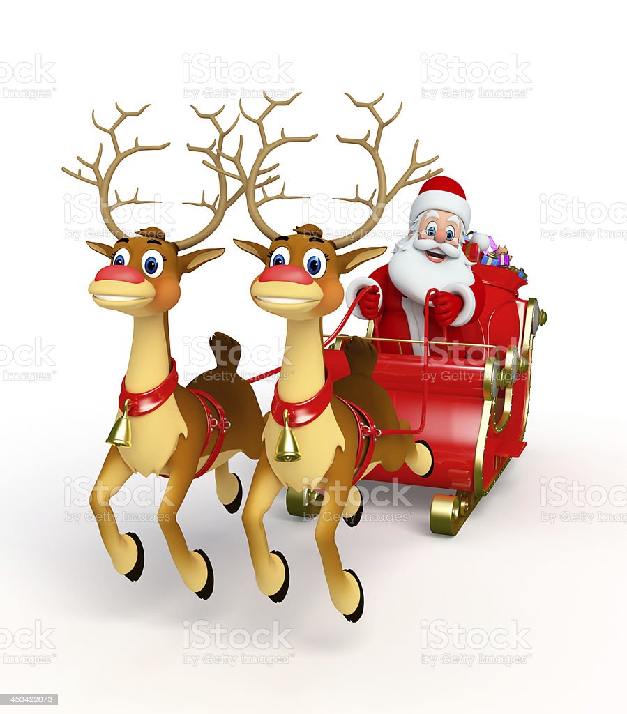 Detail Gambar Kereta Santa Claus Nomer 16