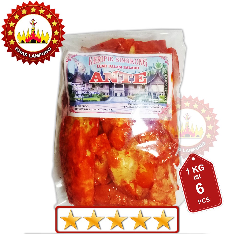 Detail Gambar Keripik Singkong Balado Nomer 43