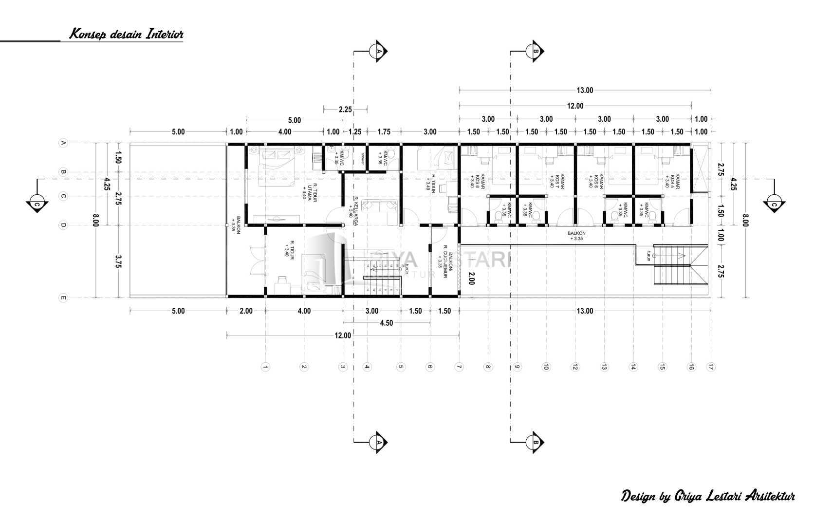 Detail Gambar Kerja Arsitektur Nomer 3