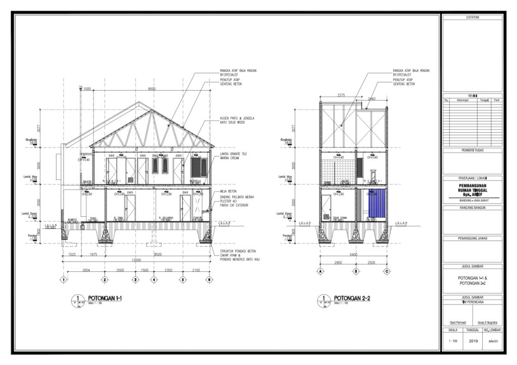 Detail Gambar Kerja Arsitektur Nomer 35