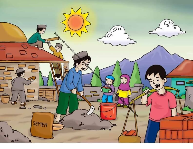 Detail Gambar Kerja Bakti Animasi Koleksi Nomer 4